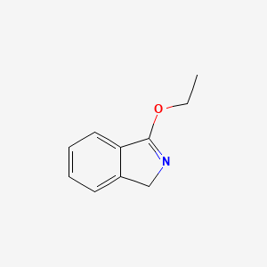 molecular formula C10H11NO B3352576 3-Ethoxy-1H-isoindole CAS No. 49619-49-0