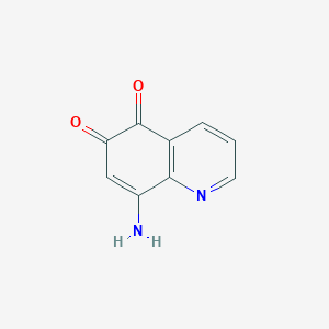 molecular formula C9H6N2O2 B3352597 8-Aminoquinoline-5,6-dione CAS No. 49797-49-1