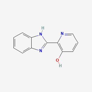 3-Pyridinol, 2-(1H-benzimidazol-2-yl)-
