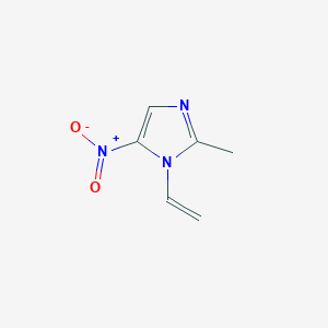 molecular formula C6H7N3O2 B3352619 2-Methyl-5-nitro-1-vinylimidazole CAS No. 5006-79-1