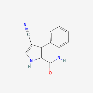 4-Oxo-4,5-dihydro-3h-pyrrolo[2,3-c]quinoline-1-carbonitrile