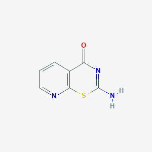 B3352725 2-Aminopyrido[3,2-e][1,3]thiazin-4-one CAS No. 50596-69-5
