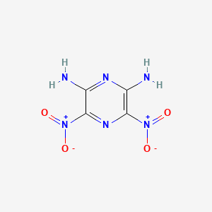 molecular formula C4H4N6O4 B3353006 2,6-Diamino-3,5-dinitropyrazine CAS No. 52173-59-8