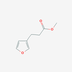 molecular formula C8H10O3 B3353053 Methyl 3-(furan-3-yl)propanoate CAS No. 52344-56-6