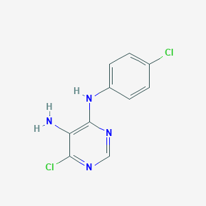 6-Chloro-N4-(4-chlorophenyl)pyrimidine-4,5-diamine