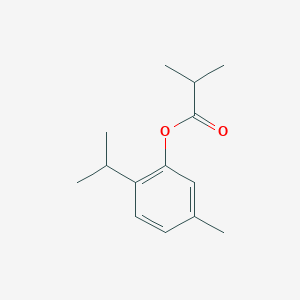 molecular formula C14H20O2 B3353413 Thymol isobutyrate CAS No. 5451-67-2