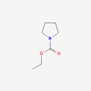 molecular formula C7H13NO2 B3353462 Ethyl pyrrolidine-1-carboxylate CAS No. 5470-26-8