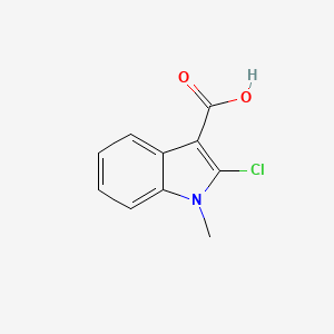 molecular formula C10H8ClNO2 B3353496 2-Chloro-1-methyl-1H-indole-3-carboxylic acid CAS No. 54778-21-1
