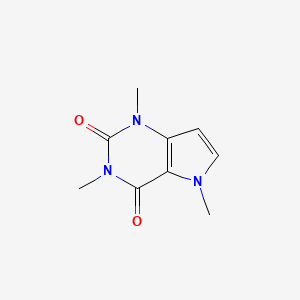 molecular formula C9H11N3O2 B3353550 1H-Pyrrolo(3,2-d)pyrimidine-2,4(3H,5H)-dione, 1,3,5-trimethyl- CAS No. 55276-30-7