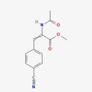 Methyl 2-acetamido-3-(4-cyanophenyl)prop-2-enoate