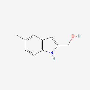 B3353653 (5-Methyl-1H-indol-2-YL)methanol CAS No. 55795-87-4