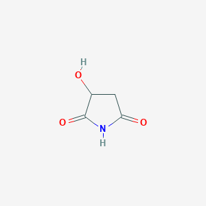 molecular formula C4H5NO3 B3353698 3-Hydroxypyrrolidine-2,5-dione CAS No. 5615-89-4