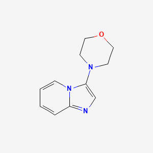 molecular formula C11H13N3O B3353790 4-(imidazo[1,2-a]pyridin-3-yl)morpholine CAS No. 565164-92-3