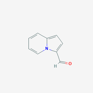 molecular formula C9H7NO B3353835 Indolizine-3-carbaldehyde CAS No. 56671-63-7
