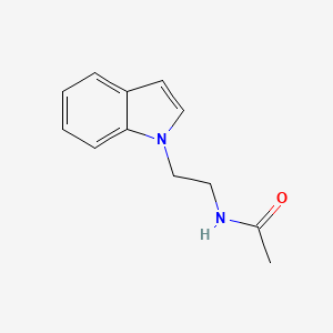 molecular formula C12H14N2O B3353883 N-(2-indol-1-ylethyl)acetamide CAS No. 56903-24-3