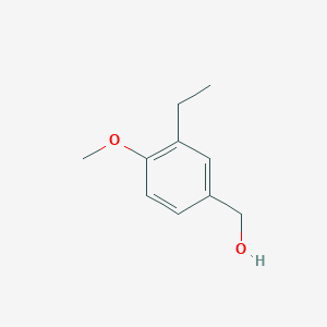 molecular formula C10H14O2 B3353910 (3-Ethyl-4-methoxyphenyl)methanol CAS No. 56911-74-1