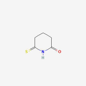 molecular formula C5H7NOS B3353923 Glutarimide, 2-thio- CAS No. 5693-95-8
