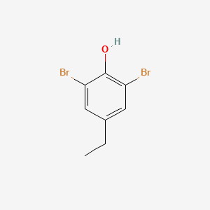 molecular formula C8H8Br2O B3353959 2,6-Dibromo-4-ethylphenol CAS No. 57018-12-9