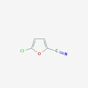 molecular formula C5H2ClNO B3354021 5-Chlorofuran-2-carbonitrile CAS No. 57240-59-2