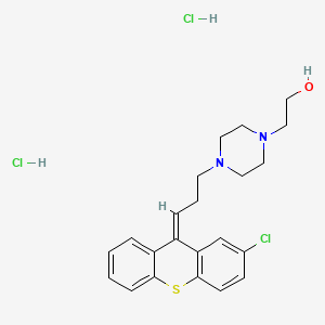 molecular formula C22H27Cl3N2OS B3354218 Zuclopenthixol Hydrochloride CAS No. 58045-23-1