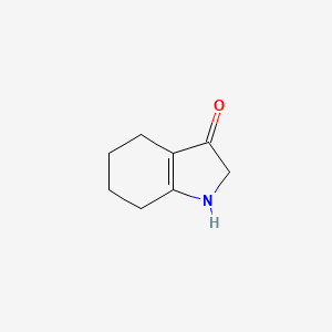 molecular formula C8H11NO B3354231 4,5,6,7-Tetrahydro-1H-indol-3(2H)-one CAS No. 58074-25-2