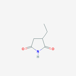molecular formula C6H9NO2 B3354294 3-Ethylpyrrolidine-2,5-dione CAS No. 58467-27-9