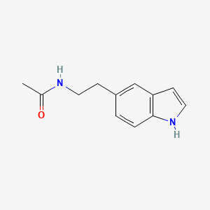 molecular formula C12H14N2O B3354295 N-(2-(1H-Indol-5-yl)ethyl)acetamide CAS No. 58491-47-7