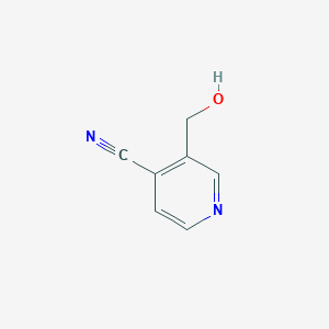 molecular formula C7H6N2O B3354309 3-(Hydroxymethyl)isonicotinonitrile CAS No. 58553-51-8