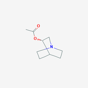 molecular formula C9H15NO2 B3354491 (S)-Aceclidine CAS No. 59653-42-8