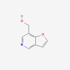 molecular formula C8H7NO2 B3354622 Furo[3,2-C]pyridine-7-methanol CAS No. 603302-91-6