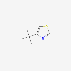 molecular formula C7H11NS B3354706 4-tert-Butylthiazole CAS No. 6081-24-9