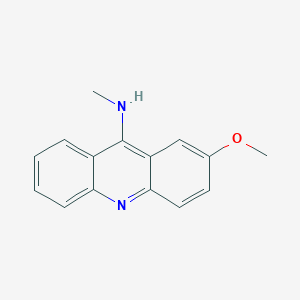 molecular formula C15H14N2O B3354886 9-Acridinamine, 2-methoxy-N-methyl- CAS No. 61299-59-0