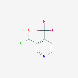 molecular formula C7H3ClF3NO B033549 4-Trifluoromethylnicotinoyl chloride CAS No. 104326-73-0