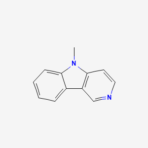 molecular formula C12H10N2 B3354961 5-Methyl-5h-pyrido[4,3-b]indole CAS No. 61406-19-7