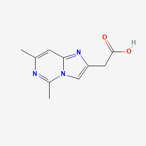 (5,7-Dimethylimidazo[1,2-c]pyrimidin-2-yl)acetic acid