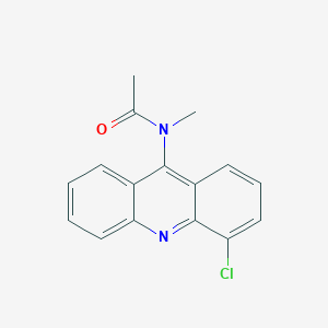 molecular formula C16H13ClN2O B3355135 N-(4-CHLOROACRIDIN-9-YL)-N-METHYLACETAMIDE CAS No. 61981-71-3