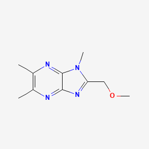 1H-Imidazo[4,5-b]pyrazine, 2-(methoxymethyl)-1,5,6-trimethyl-