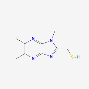 1H-Imidazo[4,5-b]pyrazine-2-methanethiol, 1,5,6-trimethyl-