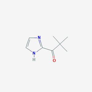 1-Propanone, 1-(1H-imidazol-2-yl)-2,2-dimethyl-