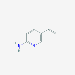 molecular formula C7H8N2 B3355183 2-Pyridinamine, 5-ethenyl- CAS No. 62114-80-1