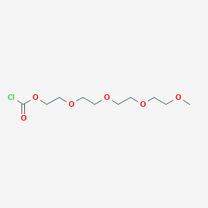 molecular formula C10H19ClO6 B3355185 Methyl-PEG4-acyl chloride CAS No. 62124-69-0
