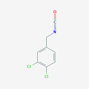 molecular formula C8H5Cl2NO B033553 3,4-Dichlorobenzyl isocyanate CAS No. 19752-09-1