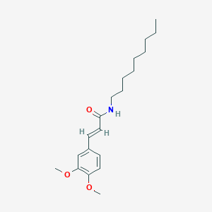 molecular formula C20H31NO3 B335534 3-(3,4-dimethoxyphenyl)-N-nonylacrylamide 