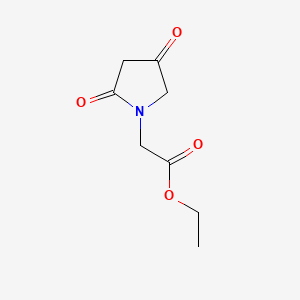 molecular formula C8H11NO4 B3355468 Ethyl 2,4-dioxopyrrolidine-1-acetate CAS No. 62613-80-3