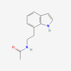 molecular formula C12H14N2O B3355493 N-(2-(1H-Indol-7-yl)ethyl)acetamide CAS No. 62618-63-7