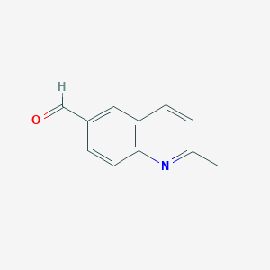 molecular formula C11H9NO B033555 2-Methylquinoline-6-carbaldehyde CAS No. 108166-03-6