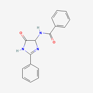 N-(5-Oxo-2-phenyl-4,5-dihydro-1H-imidazol-4-yl)benzamide