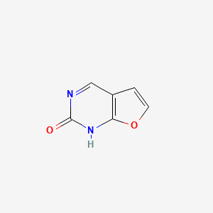 molecular formula C6H4N2O2 B3355535 Furo[2,3-d]pyrimidin-2(3h)-one CAS No. 62785-91-5