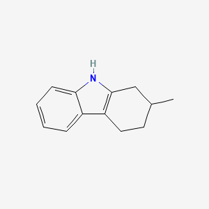 molecular formula C13H15N B3355556 2-Methyl-2,3,4,9-tetrahydro-1h-carbazole CAS No. 6286-54-0