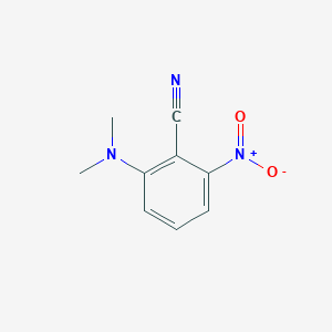 B3355641 Benzonitrile, 2-(dimethylamino)-6-nitro- CAS No. 63140-76-1